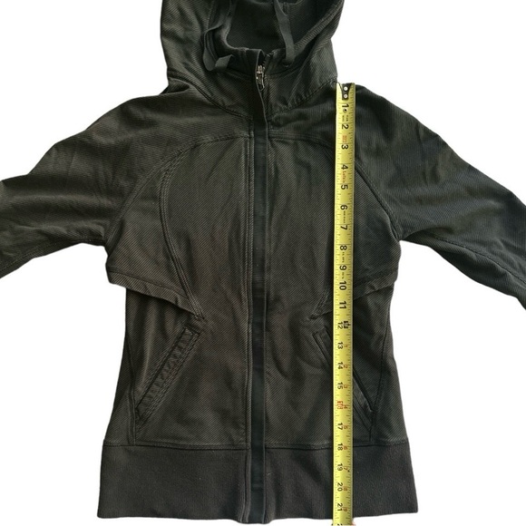 Lululemon | After Asana Hoodie Telemark Print Black- Size 4 - Picture 11 of 12